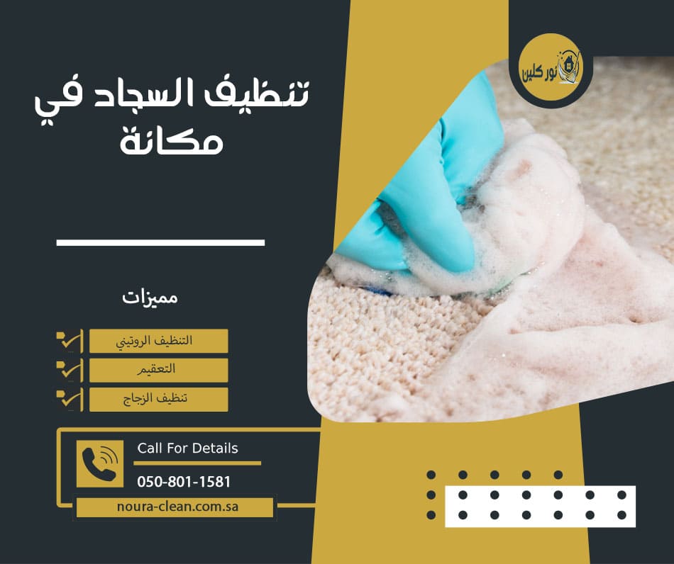 تنظيف السجاد في مكانه