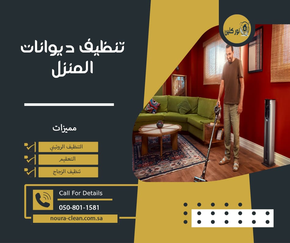 تنظيف ديوانات المنزل